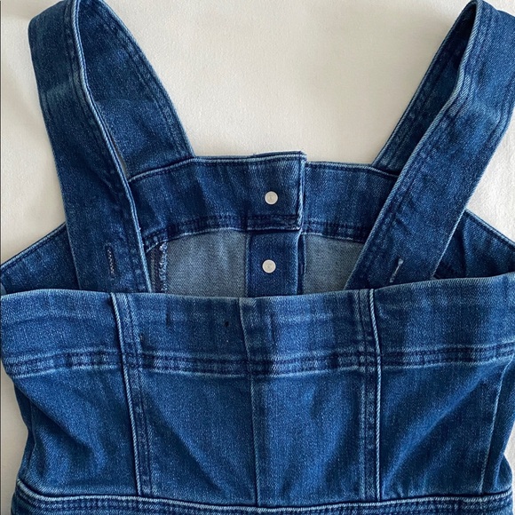 Anthropologie Maeve The Colette Portside Button-Front Jumpsuit Denim Edition - Picture 8 of 16